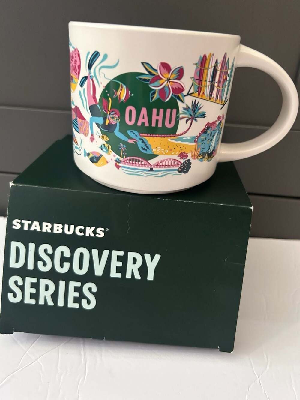 Starbucks Discovery Series Oahu 14oz Ceramic Coffee Mug